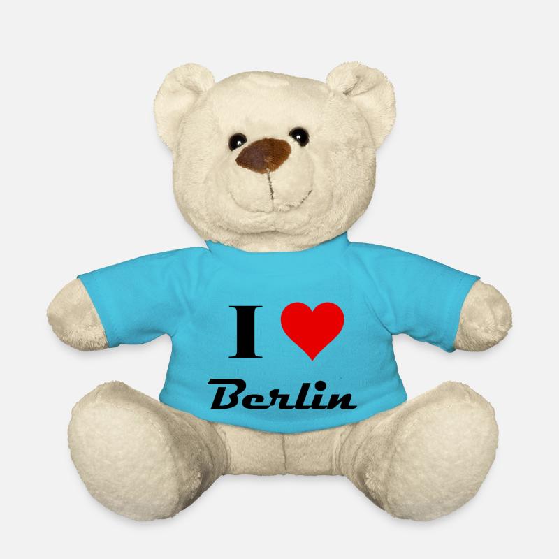 I Love Berlin - Teddy - Atollblau
