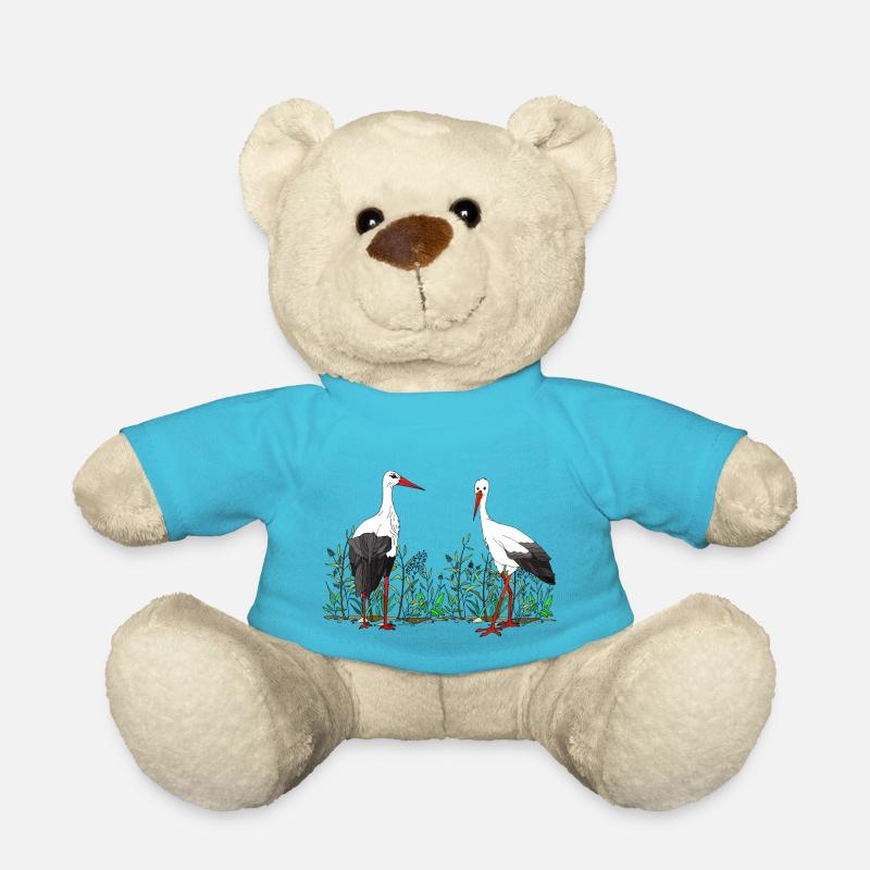 Störche - Teddy - Atollblau