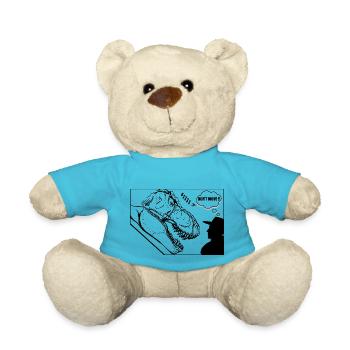 Don't move!! - Teddy Bear - atoll blue - Front