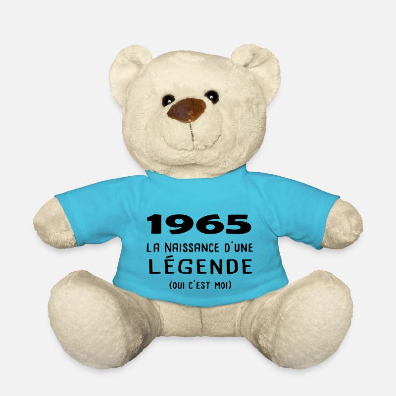 Anniversaire 1965 - Nounours - bleu outremer