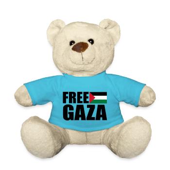 Free gaza - Teddy - Atollblau - Vorne