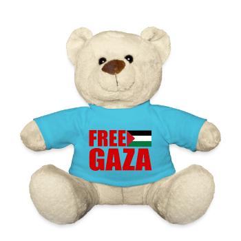 Free gaza - Teddy - Atollblau - Vorne