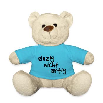 einzig nicht artig - einzigartig - Teddy - Atollblau - Vorne