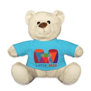 Latin Jazz Musik Retro - Teddy - Atollblau - Vorne