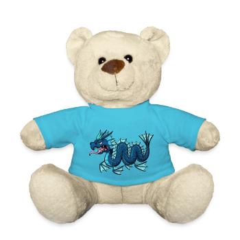 Serpent de mer - Nounours - bleu outremer - Devant