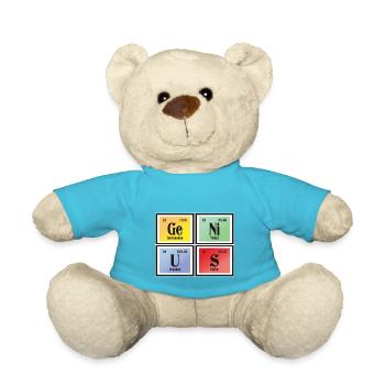 Génie | Tableau périodique des éléments - Nounours - bleu outremer - Devant