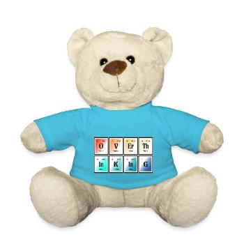 | exagérée Tableau périodique des éléments - Nounours - bleu outremer - Devant