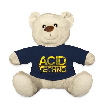 Acid Techno Rot Gelb | Heavy Scratch Acid Techno - Teddy - French Navy - Vorne