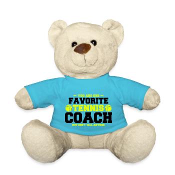 Sports Players Boxing Coaches Gift - Teddy Bear - atoll blue - Front