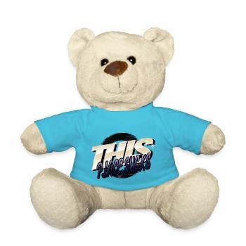 humor cool alien loving kid area51 - Teddy - Atollblau - Vorne