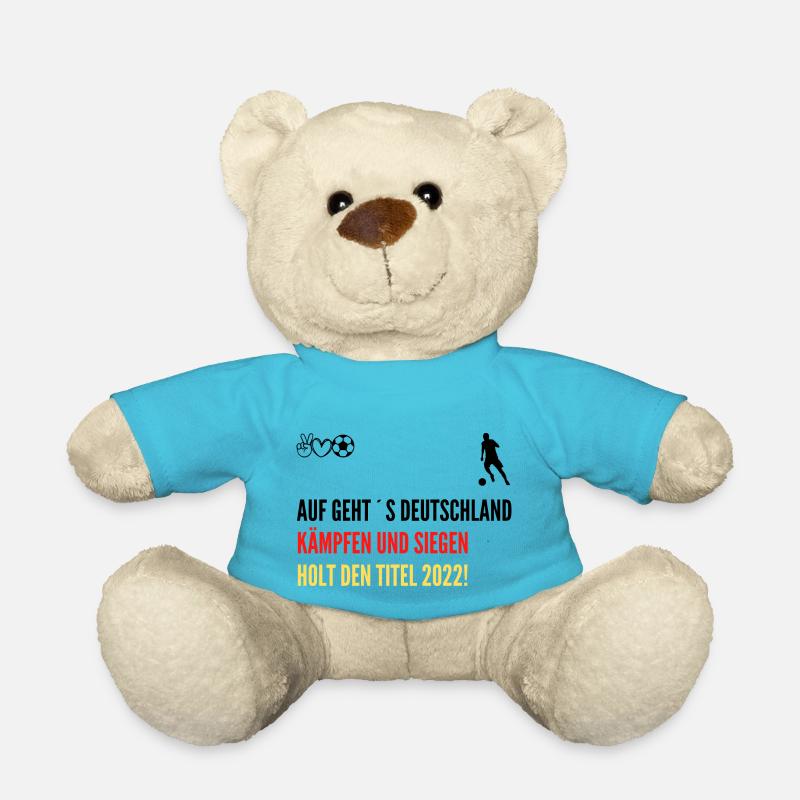Deutschland Weltmeisterschaft 2022 - Teddy - Atollblau