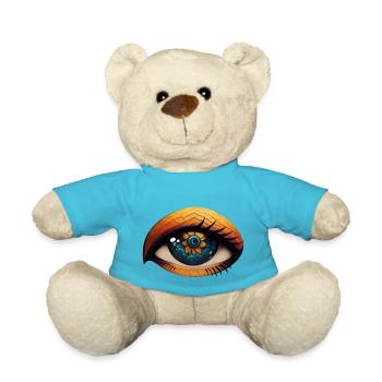 Flower Eye - Teddy - Atollblau - Vorne