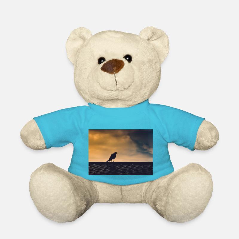 Singing Crow - Teddy Bear - atoll blue