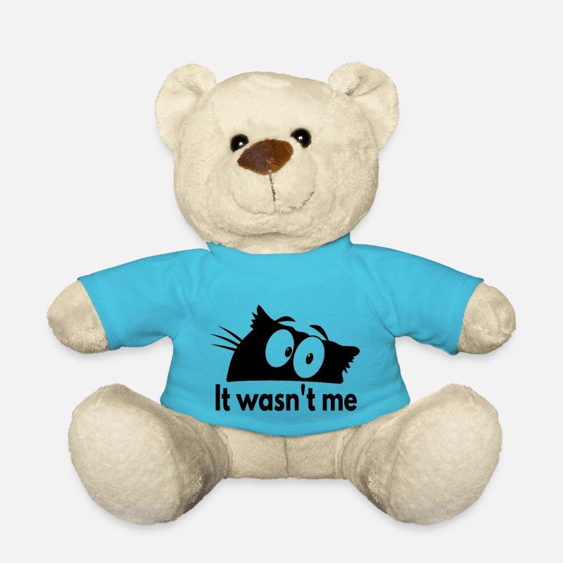 It's not me - Teddy Bear - atoll blue