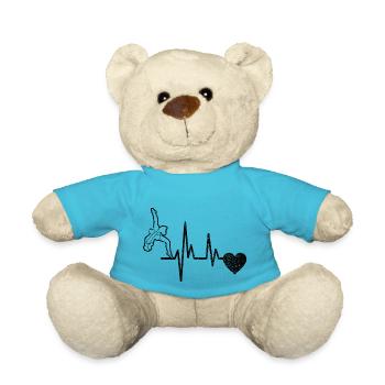 Cheerleader Cheerleader Cheerleading Cadeau - Nounours - bleu outremer - Devant