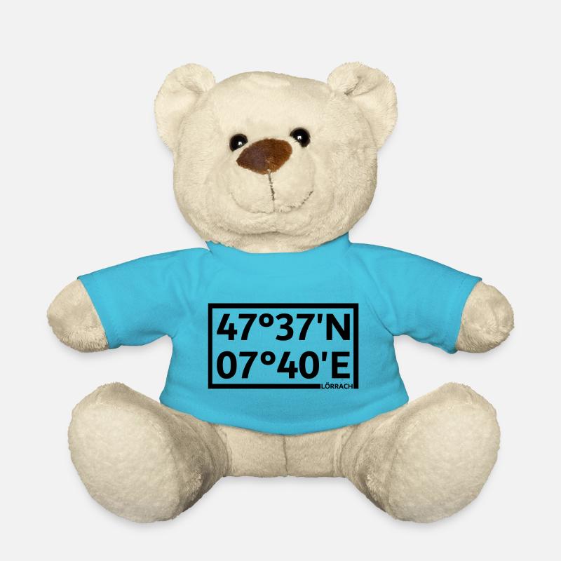 Lörrach Koordinaten - Teddy - Atollblau
