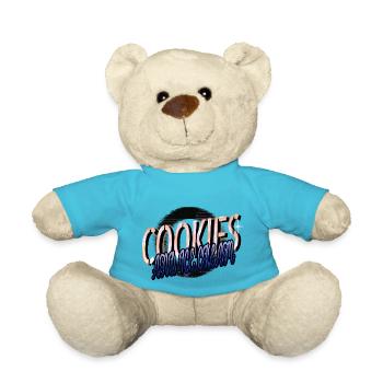Chocolate Ice Cream Hunger Burger Chef Tshirts - Teddy Bear - atoll blue - Front