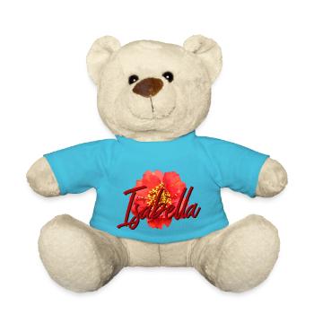 Isabella - Teddy Bear - atoll blue - Front