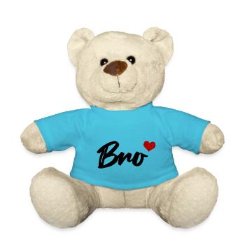 Bro Brother Heart Brother Frères et sœurs - Nounours - bleu outremer - Devant
