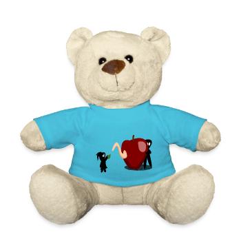 Flecken mit Apfeltinte - Teddy - Atollblau - Vorne