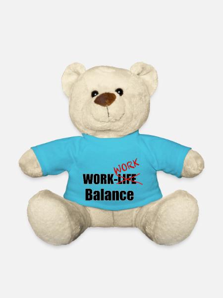Work-Work-Balance - Teddy - Atollblau