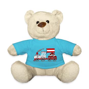 Autriche Flag Football Railway - Nounours - bleu outremer - Devant
