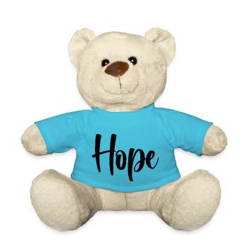 Nom - Espoir - Nounours - bleu outremer - Devant
