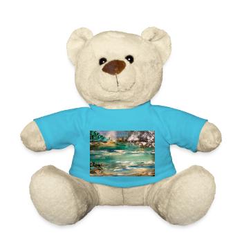 La Cascade - Nounours - bleu outremer - Devant