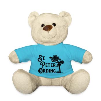 St. Peter-Ording, Pearl of the North Sea - Teddy Bear - atoll blue - Front