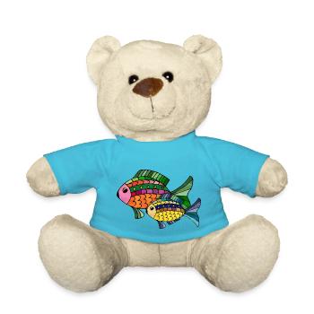 Poisson - Nounours - bleu outremer - Devant
