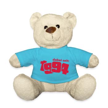 Geburtstag Geboren 1994 Jahrgang - Teddy - Atollblau - Vorne