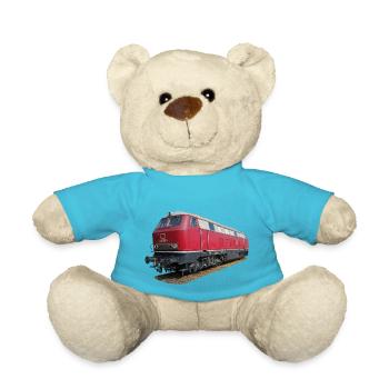 Locomotive DB216 - Nounours - bleu outremer - Devant