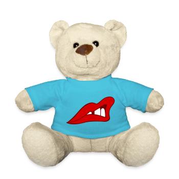 Rote Lippen - Teddy - Atollblau - Vorne