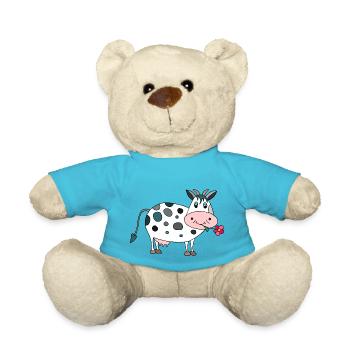 Kuh - Teddy - Atollblau - Vorne