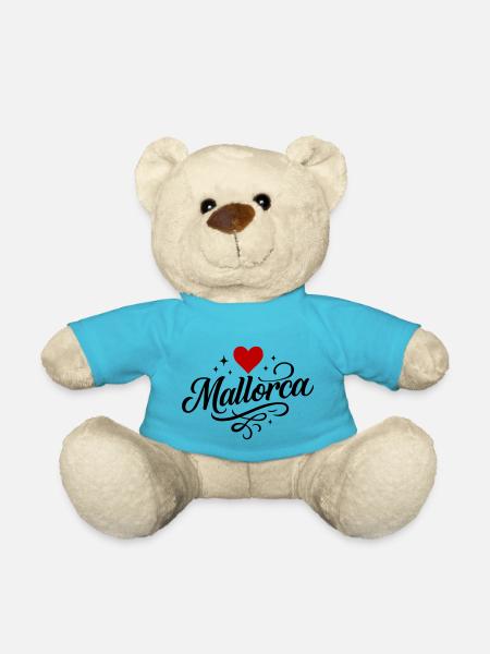 Mallorca Herz - Teddy - Atollblau