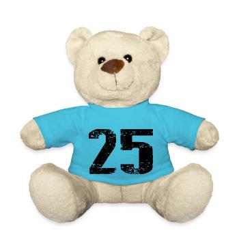 25 Number Jersey - Teddy Bear - atoll blue - Front