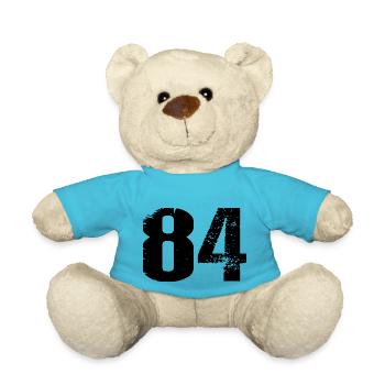 84 Number Jersey - Teddy Bear - atoll blue - Front