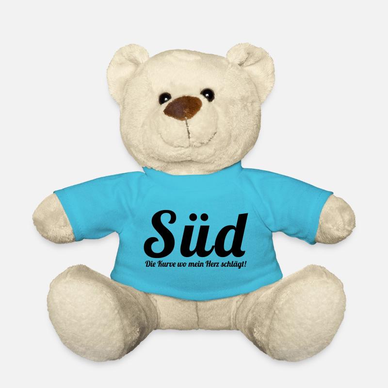 schwarz, weiss, blau - Bielefeld - Teddy - Atollblau