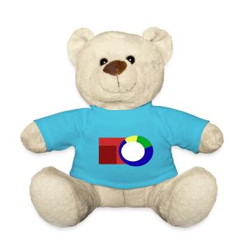 Abstrakte_Rundform_schubst_das_Eckige - Nounours - bleu outremer - Devant