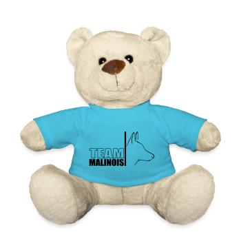 TEAM MALINOIS Wilsigns dog sport dog dog - Teddy Bear - atoll blue - Front