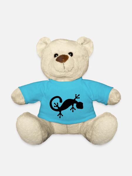 Gecko - Teddy Bear - atoll blue