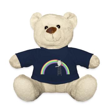 Arc-en-ciel - Nounours - bleu marine - Devant