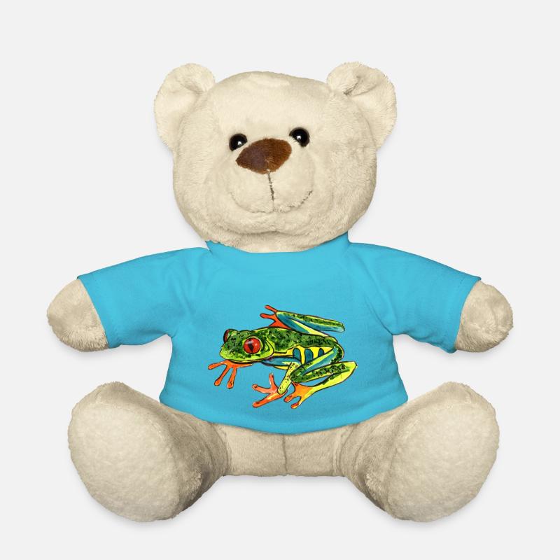 Frosch - Teddy - Atollblau