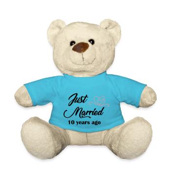 Just Married 10 years ago - Nounours - bleu outremer - Devant