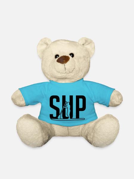 SUP - live love SUP - Stand up Paddeling - Teddy - Atollblau