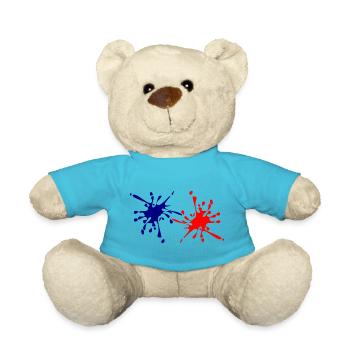 Blue White Red 2020 - Teddy Bear - atoll blue - Front