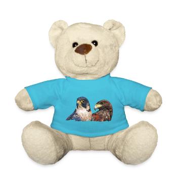 Harrisfalke und Wanderfalke - Teddy - Atollblau - Vorne