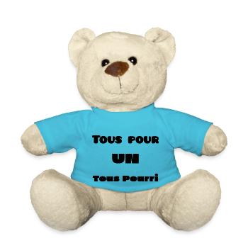 tous pour un tous pourri - Nounours - bleu outremer - Devant