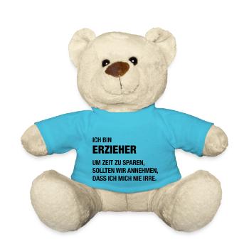Ich bin Erzieher, ich irre mich nie! - Teddy - Atollblau - Vorne