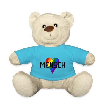 HerzensMensch - Teddy - Atollblau - Vorne